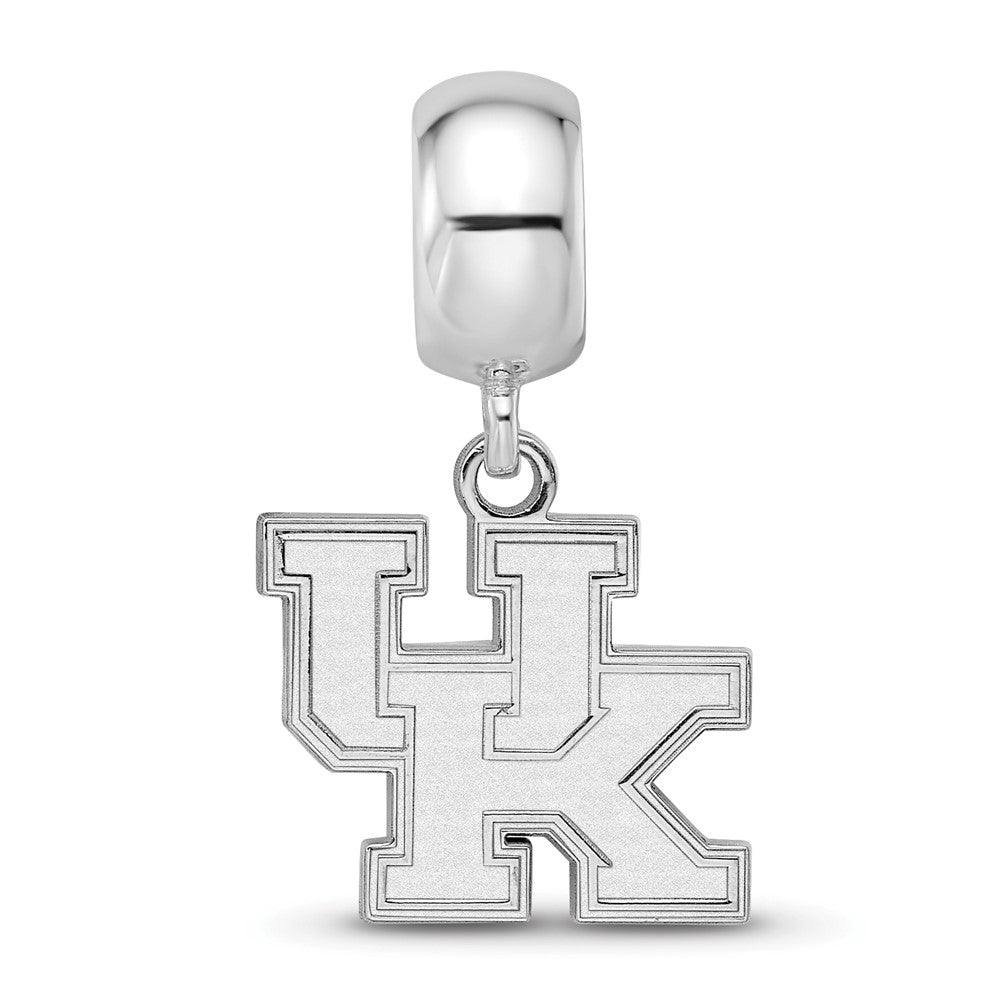 Sterling Silver Rhod-Pltd Logoart U. of Kentucky Small Dangle Bead