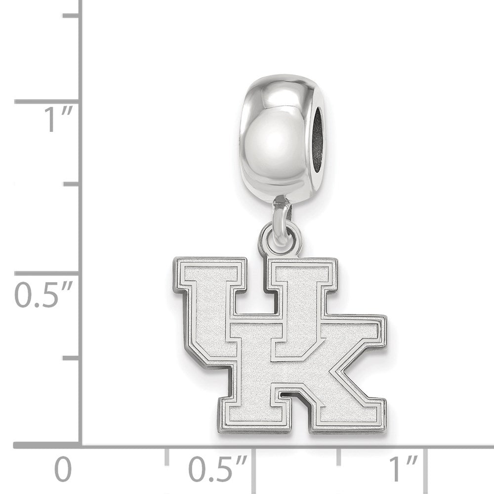 Sterling Silver Rhod-Pltd Logoart U. of Kentucky Small Dangle Bead