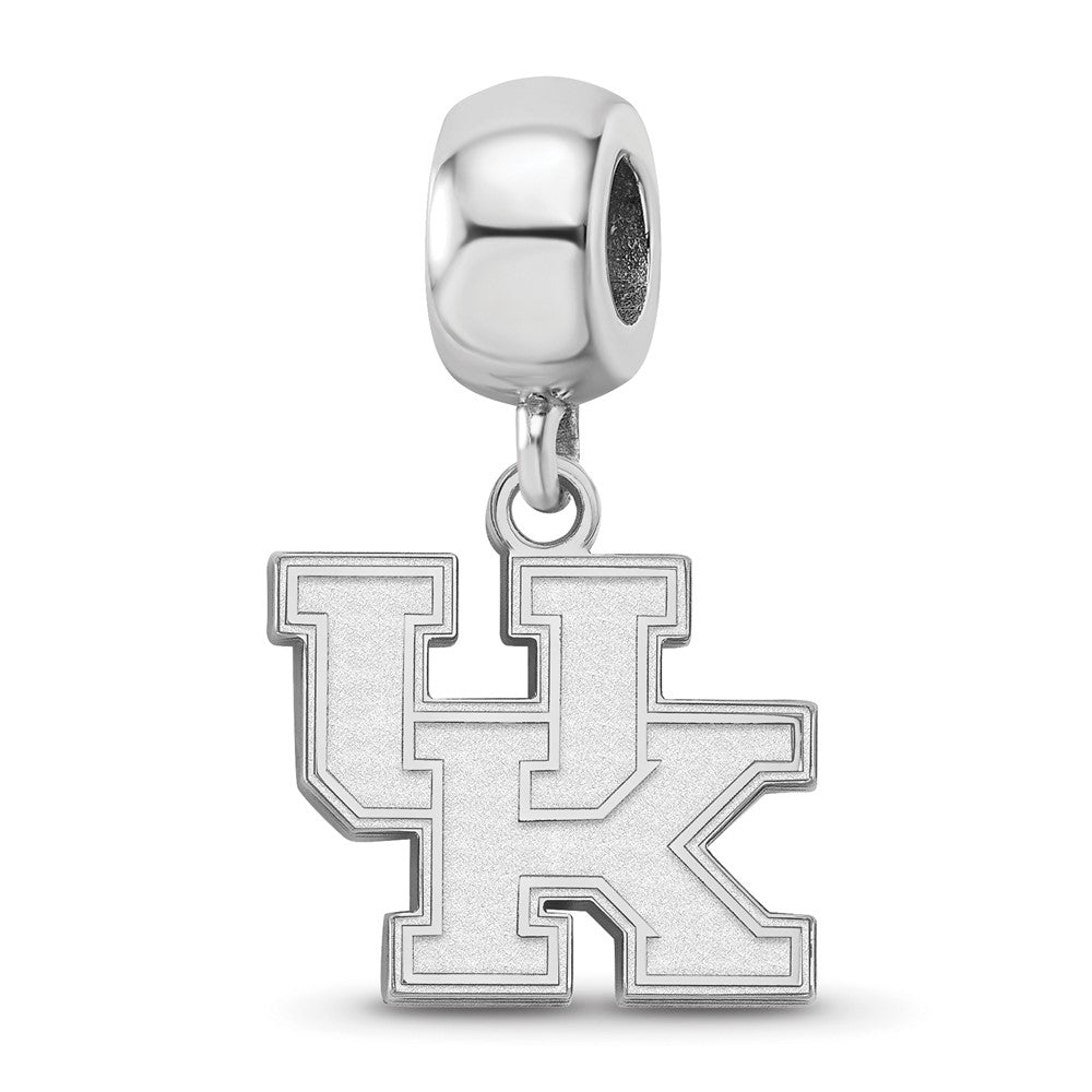 Sterling Silver Rhod-Pltd Logoart U. of Kentucky Small Dangle Bead