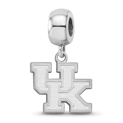 Sterling Silver Rhod-Pltd Logoart U. of Kentucky Small Dangle Bead