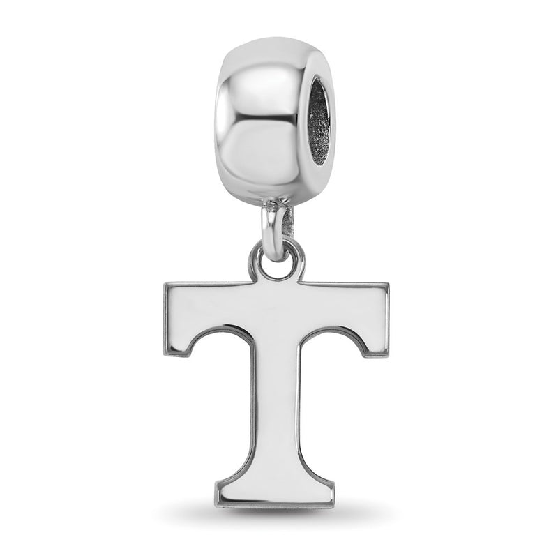 Sterling Silver Rhod-Pltd Logoart Univ. of Tennessee Sm Dangle Bead
