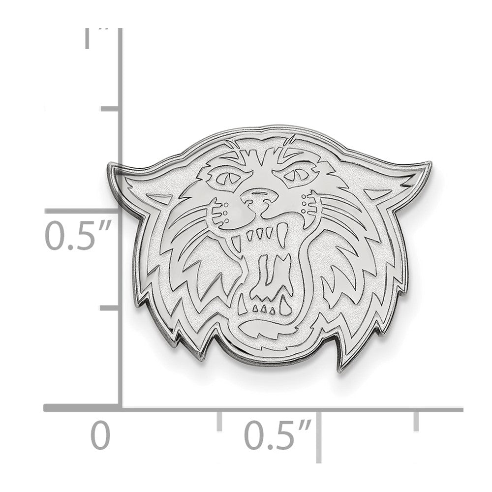 Sterling Silver Rhod-Pltd Logoart Villanova University Lapel Pin