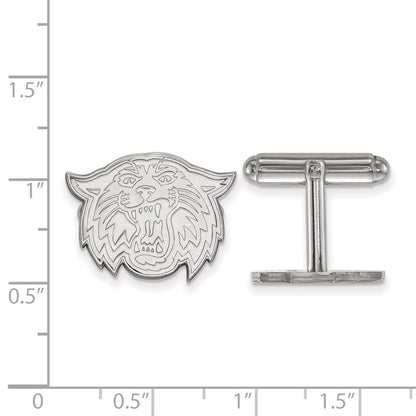 Sterling Silver Rhod-Pltd Logoart Villanova University Cuff Links
