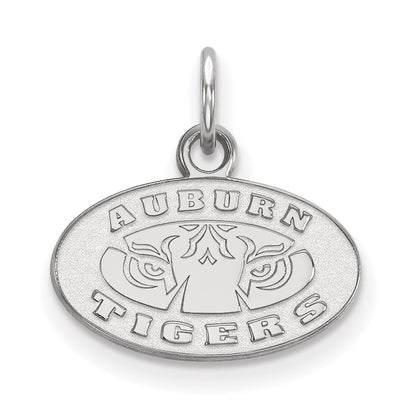 10K White Gold Logoart Auburn Tigers Extra Small Pendant