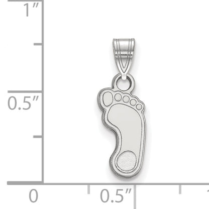 10K White Gold Logoart University Of North Carolina Tar Heel Small Pendant
