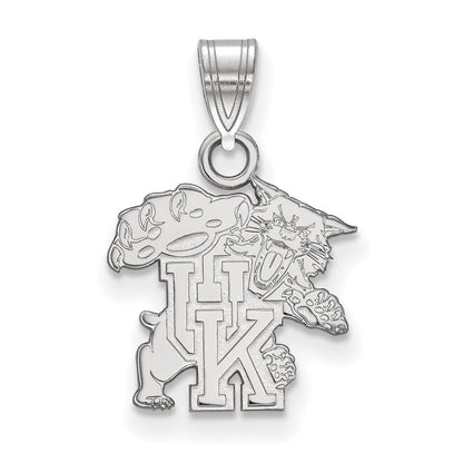 10K White Gold Logoart University Of Kentucky U K Wildcat Small Pendant