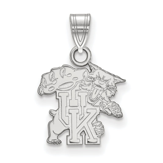 10K White Gold Logoart University Of Kentucky U K Wildcat Small Pendant