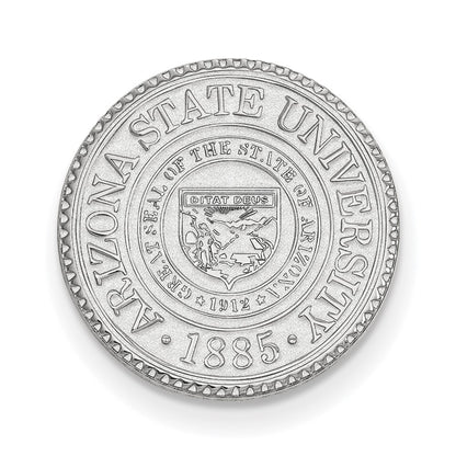 14K White Gold LogoArt Arizona State University Crest Lapel Pin