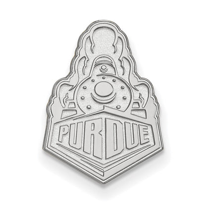 Sterling Silver Rhod-Pltd Logoart Purdue Univ. Lapel Pin