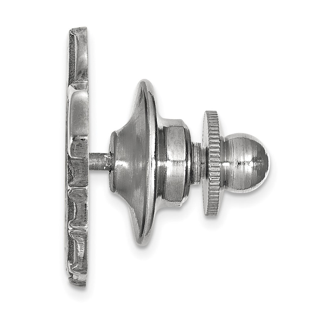 Sterling Silver Rhod-Pltd Logoart University of Georgia Lapel Pin