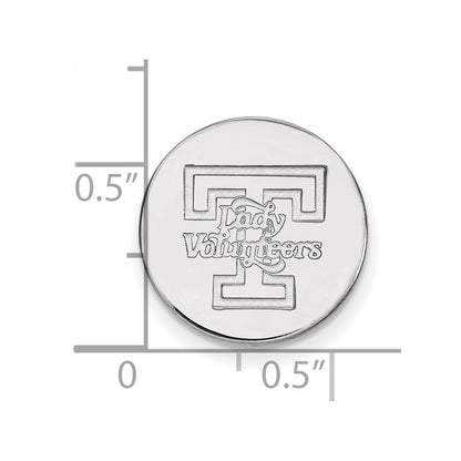 Sterling Silver Rhod-Pltd Logoart University of Tennessee Lapel Pin