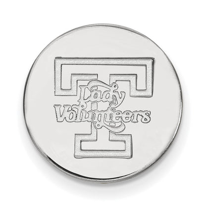 Sterling Silver Rhod-Pltd Logoart University of Tennessee Lapel Pin