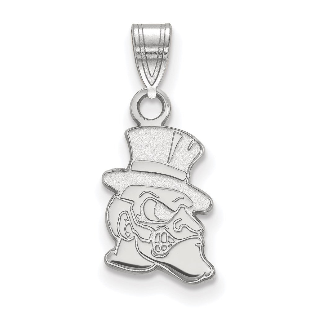 10K White Gold Logoart Wake Forest University Demon Deacon Small Pendant