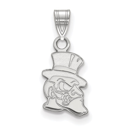 10K White Gold Logoart Wake Forest University Demon Deacon Small Pendant