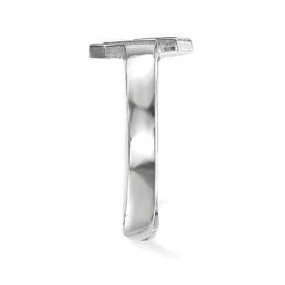 Sterling Silver Rhodium Plated Logoart University Of Oklahoma O U Toe Ring