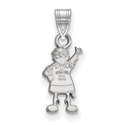 Sterling Silver Rhodium Plated Logoart University Of South Carolina Mascot Small Pendant