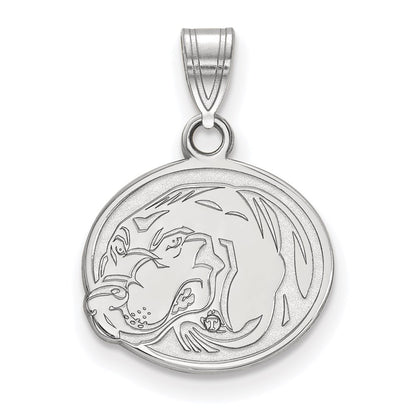 Sterling Silver Rhodium Plated Logoart University Of Tennessee Smokey Small Pendant
