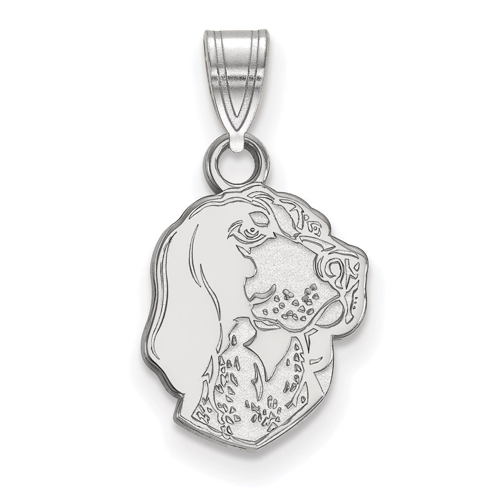 Sterling Silver Rhodium Plated Logoart University Of Tennessee Smokey Small Pendant