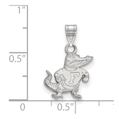 10K White Gold Logoart University Of Florida Gator Small Pendant
