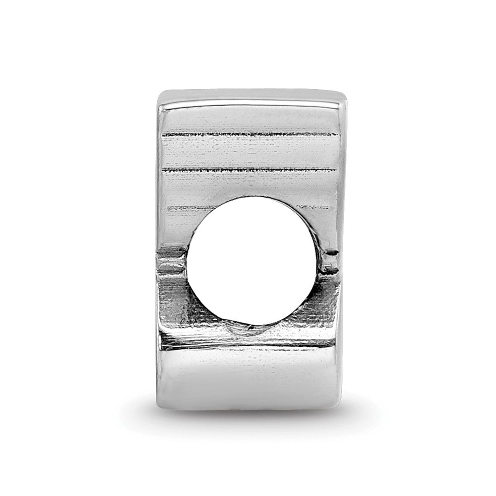 Sterling Silver Nhl Logoart St. Louis Blues Enameled Logo Bead