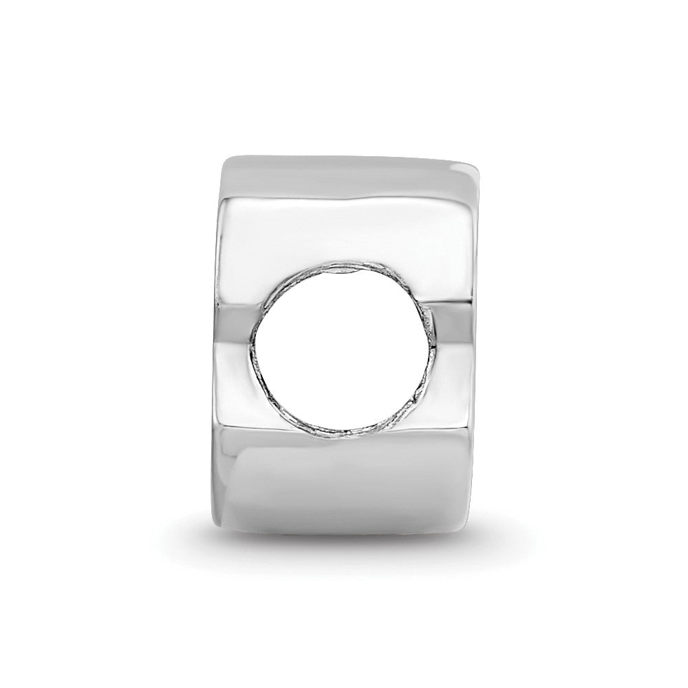 Sterling Silver Rhodium Plated Nhl Logoart Montreal Canadiens Enamel Bead
