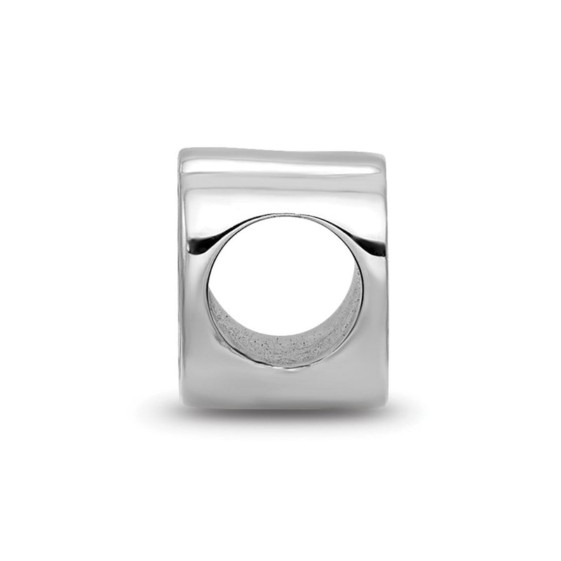 Sterling Silver Nhl Logoart Carolina Hurricanes Enameled Logo Bead