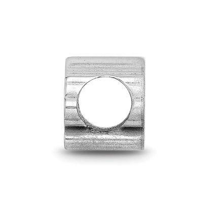 Sterling Silver Rhod-Pltd Logoart U. of California Berkeley Enamel Bead
