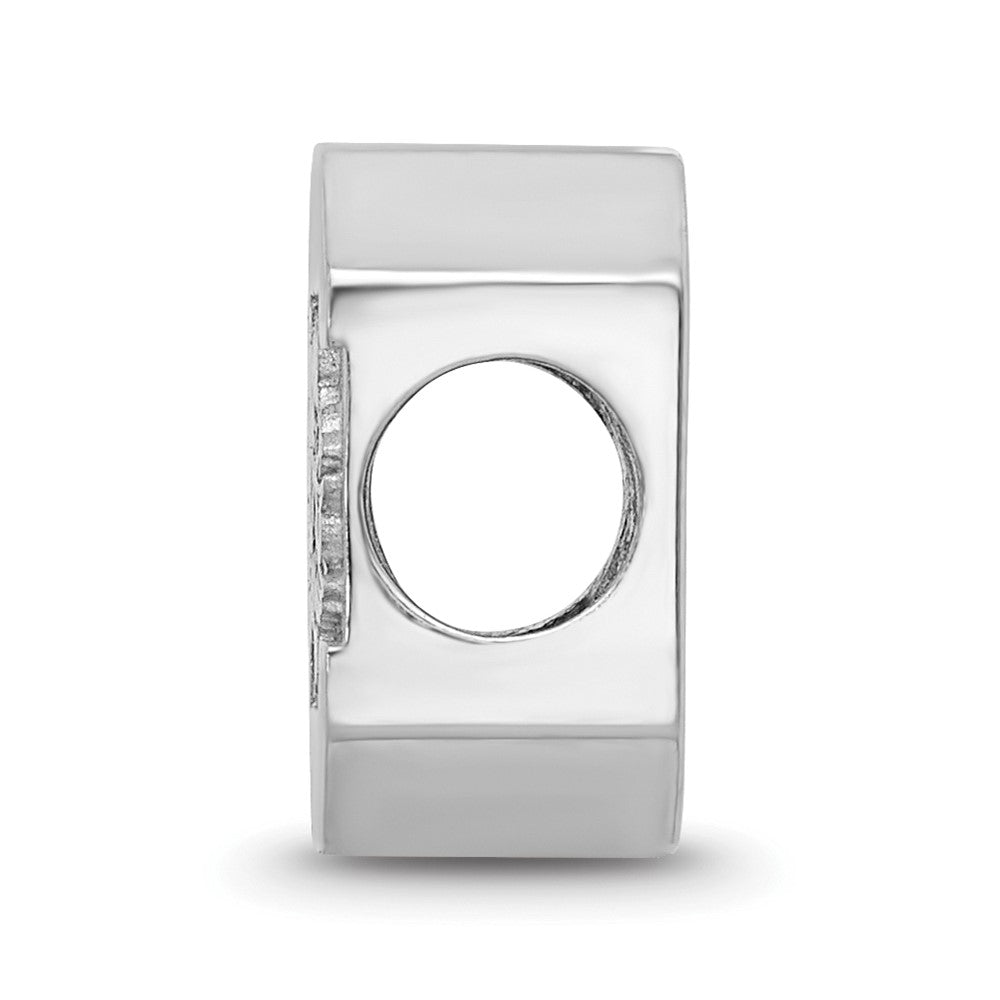 Sterling Silver Rhod-Pltd Logoart U. of South Carolina Enamel Bead