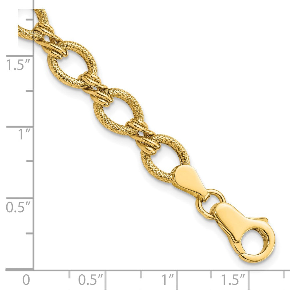 14K Yellow Gold Fancy Bracelet