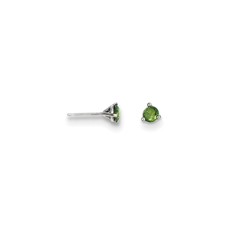 14k .25ct Green Diamond Stud Earrings