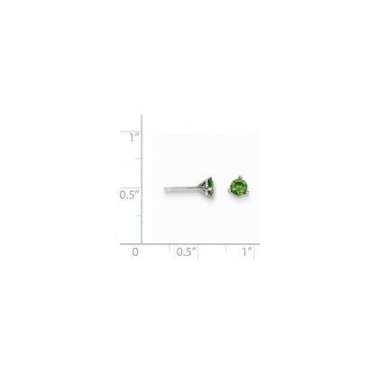 14k .50ct Green Diamond Stud Earrings