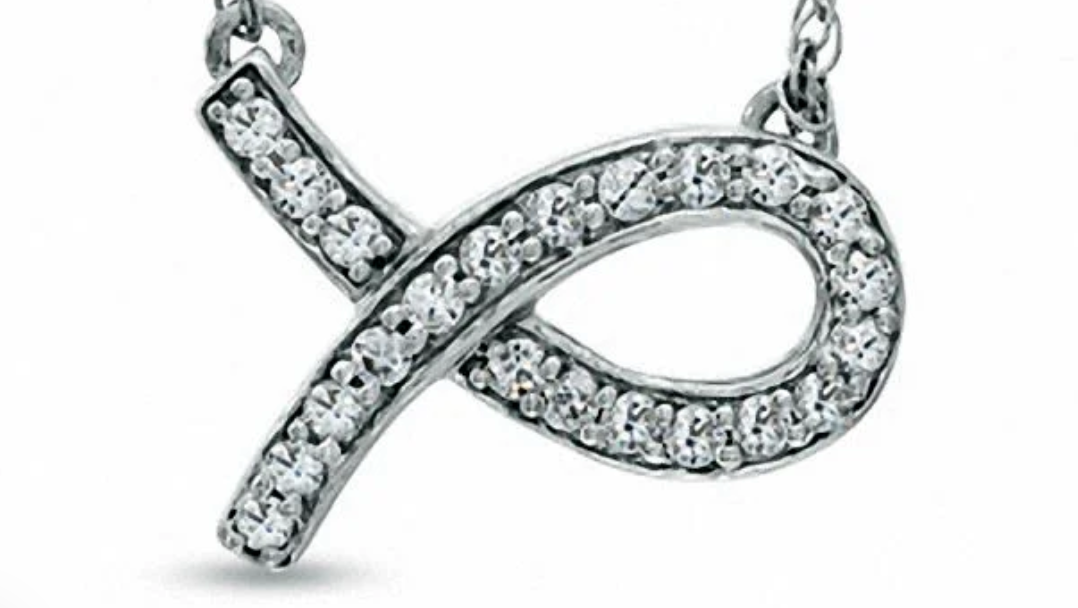 CUSTOM ORDER -14 INCH BOX CHAIN - 0.1 CT. T.W. Natural Diamond Ichthys Necklace in 14K YELLOW GOLD