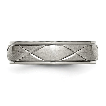 Titanium X Design 6mm Satin Band