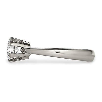 Titanium Cz Ring (Size 6 Only)