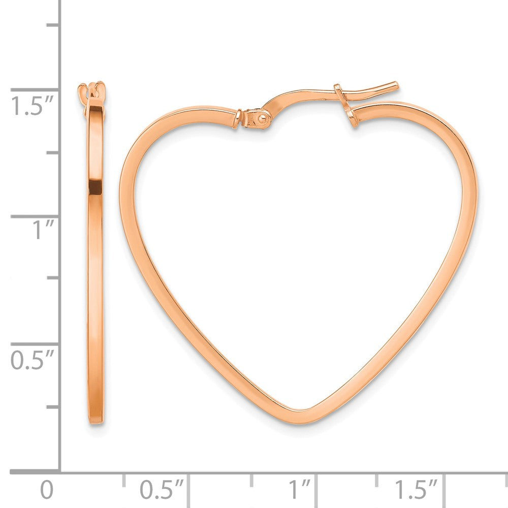 14k-rose-gold-polished-heart-hoop-earrings