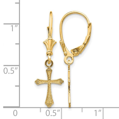 14k-yellow-gold-cross-leverback-earrings-1