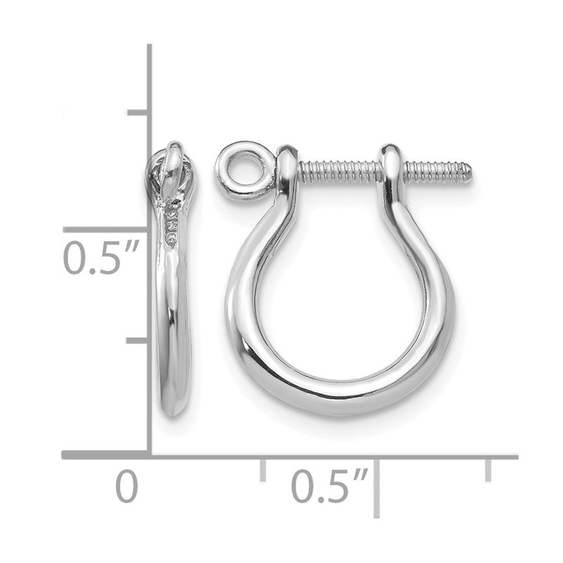 14k-white-gold-3d-shackle-link-screw-earrings