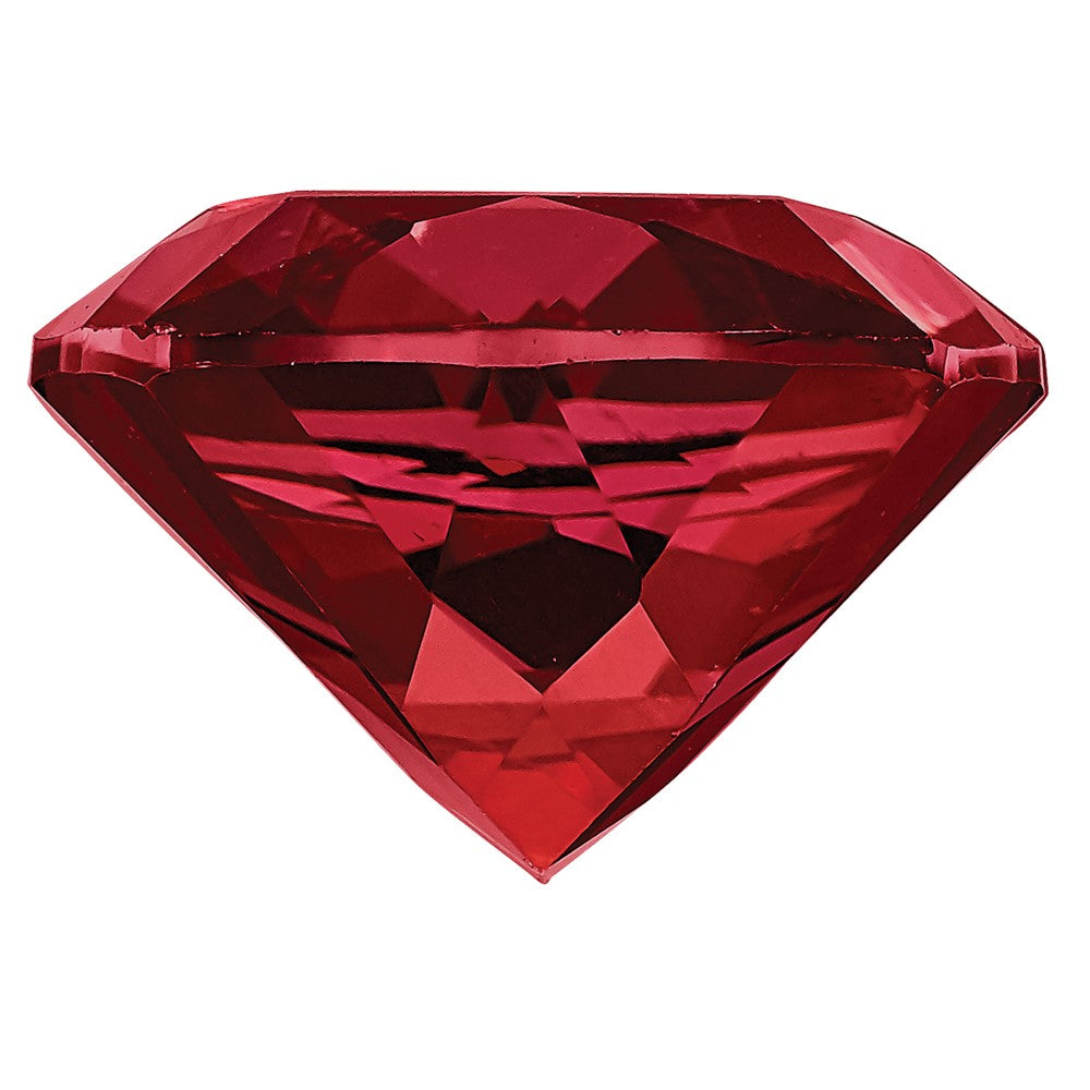 Gemstone Blazing Red Passion Topaz 8X6mm Antique Long Cushion