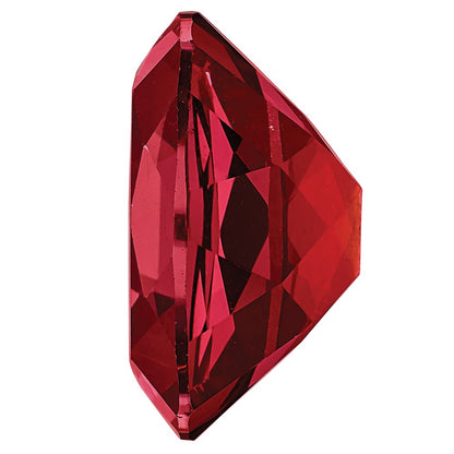 Gemstone Blazing Red Passion Topaz 10X8mm Antique Long Cushion