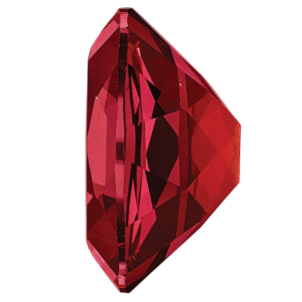Gemstone Blazing Red Passion Topaz 9X7mm Antique Long Cushion