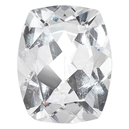 Gemstone White Passion Topaz 9X7mm Antique Long Cushion