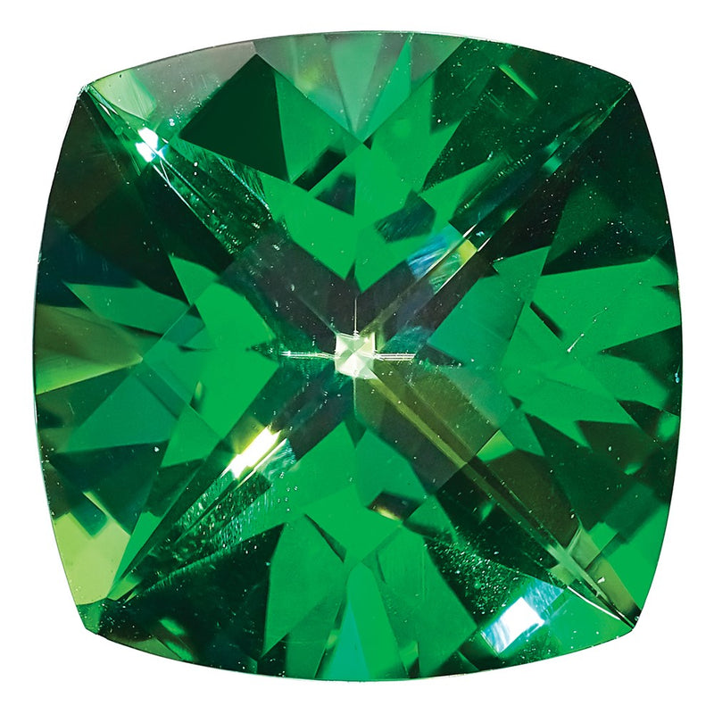 Gemstone Rainforest Passion Topaz 10mm Antique Cushion Checkerboard
