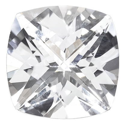Gemstone White Passion Topaz 5mm Antique Cushion Checkerboard