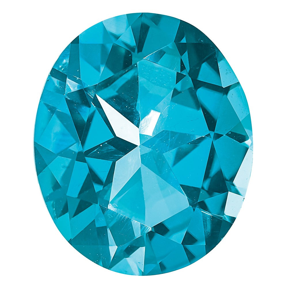 Gemstone Paraiba Passion Topaz 6X4mm Oval