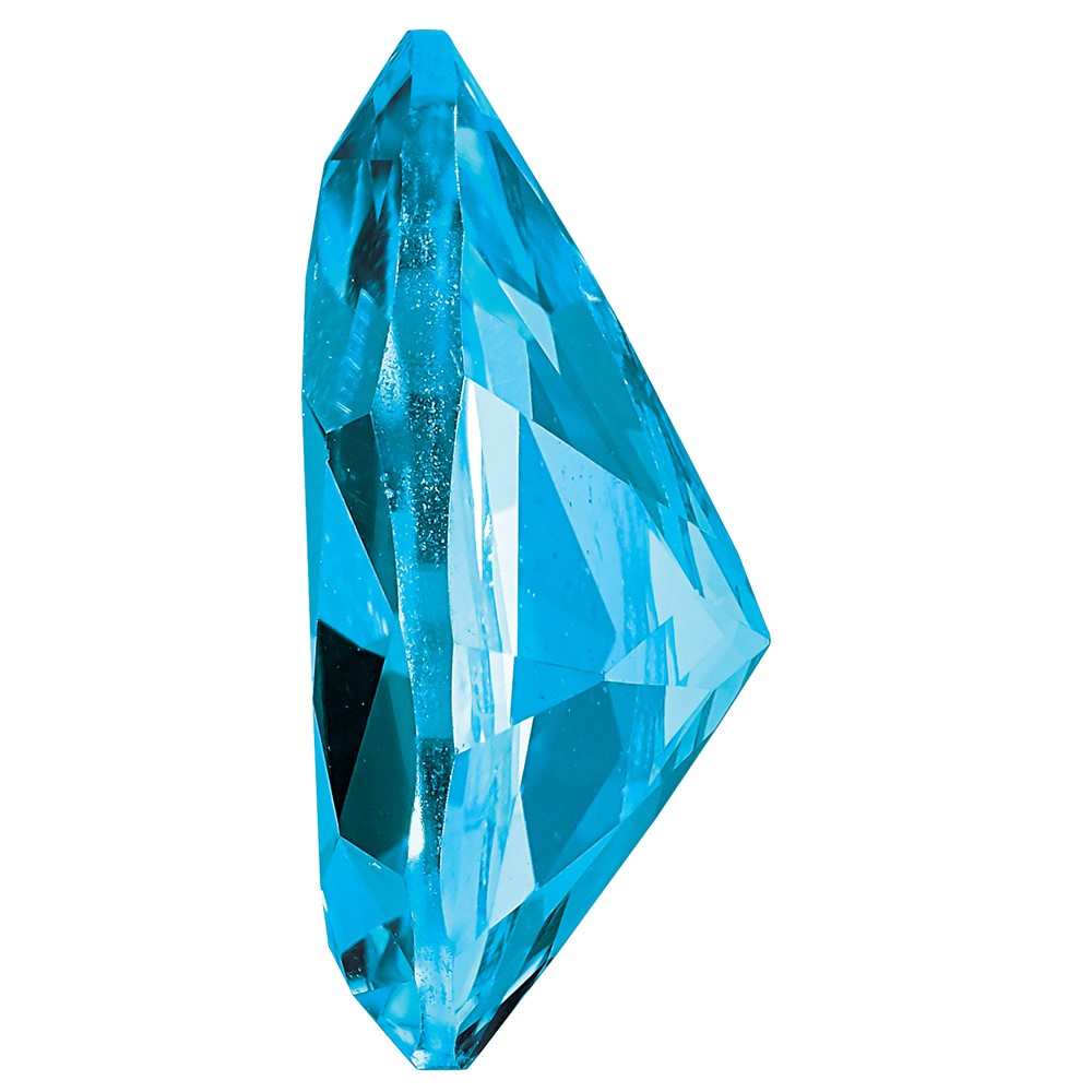Gemstone Ice Blue Passion Topaz 7X5mm Pear