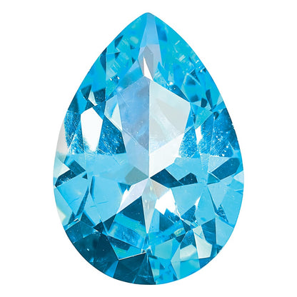 Gemstone Ice Blue Passion Topaz 7X5mm Pear