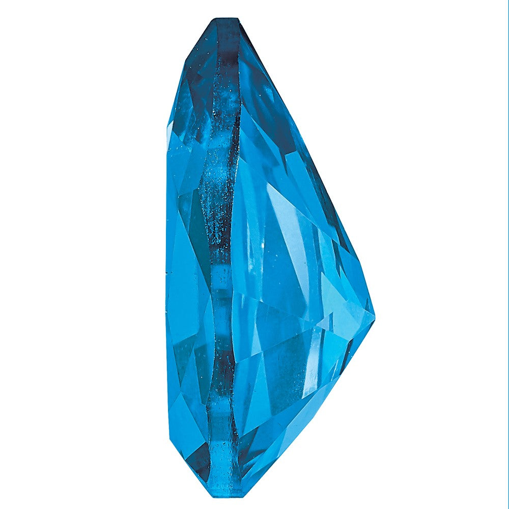 Gemstone Kashmir Blue Passion Topaz 7X5mm Pear