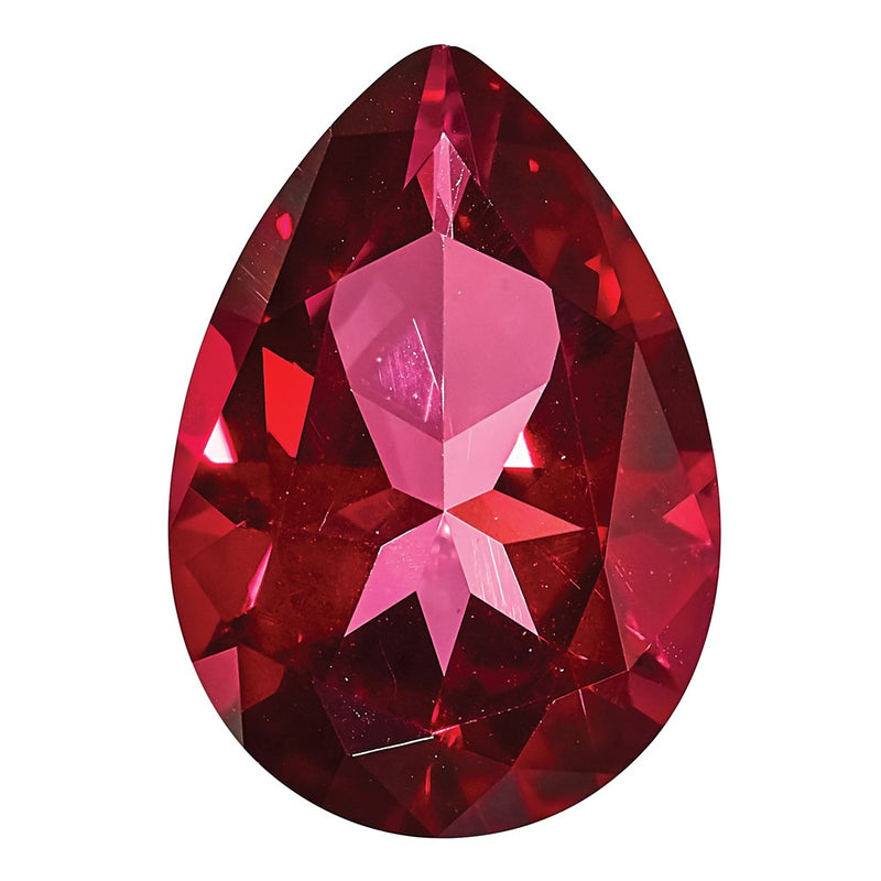 Gemstone Blazing Red Passion Topaz 6X4mm Pear