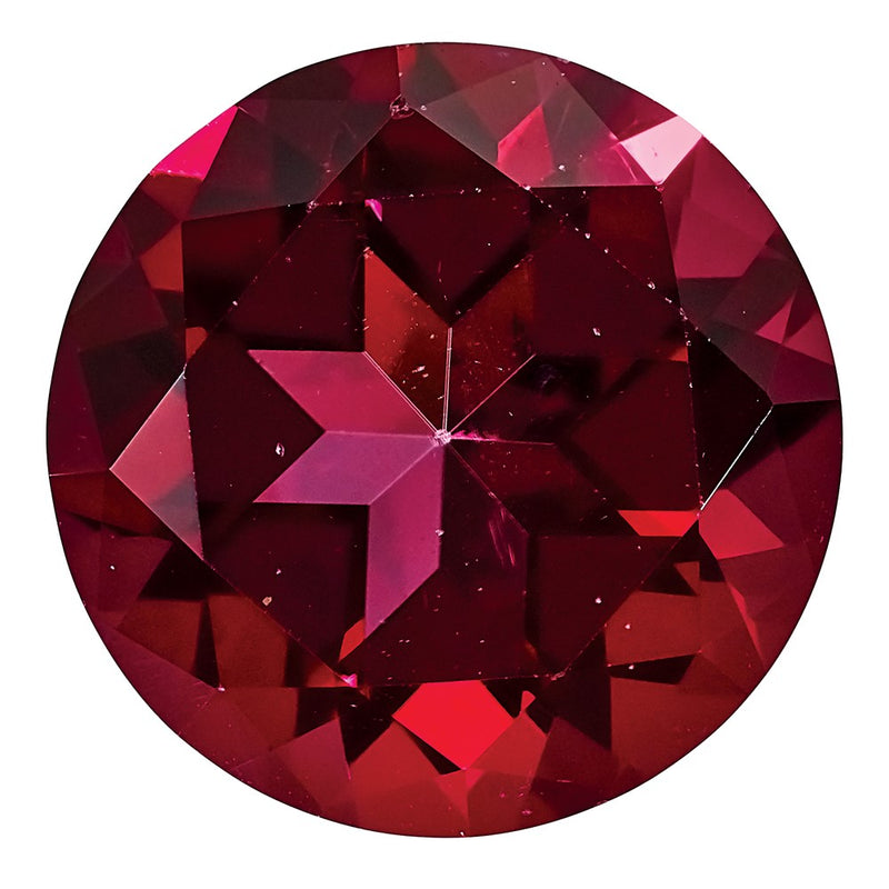 Gemstone Blazing Red Passion Topaz 3mm Round