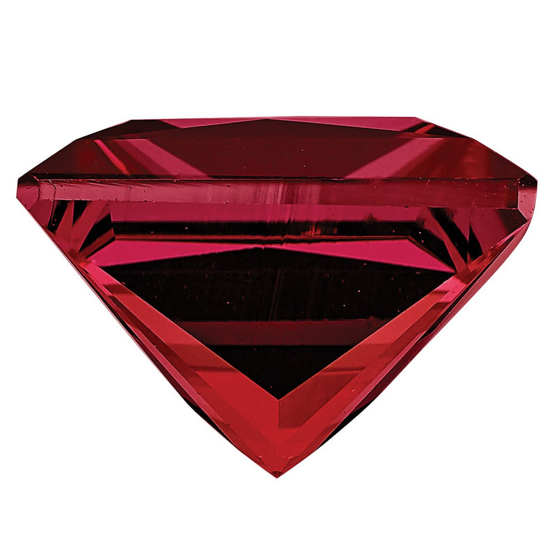 Gemstone Blazing Red Passion Topaz 5mm Princess